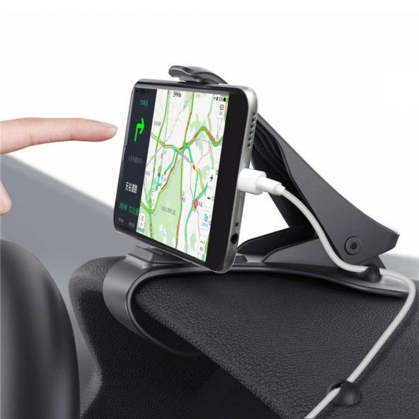 Araba Konsolu Gösterge Panosu Üstü Telefon Ve Navigasyon Tutucu