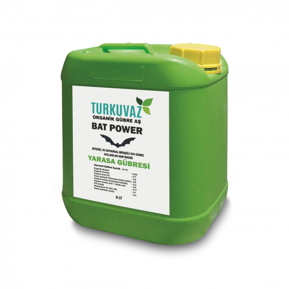 Turkuvaz Bat Power Organik Sıvı Yarasa Gübresi 5 Lt. (Konsantre)