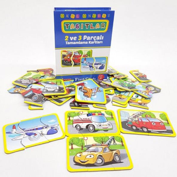TAŞITLAR 2 VE 3 PARÇALI TAMAMLAMA KARTLARI - 4