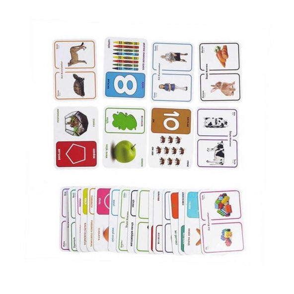 5li Süper Set Sayılar, Renkler, Şekiller, İlişki Kurma, Zıt Kavramlar - 3