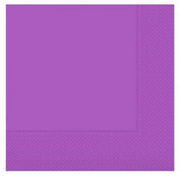 LİLA PEÇETE 33x33 cm - 20 ADET