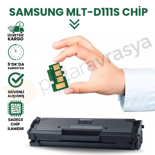 Samsung D111S Chip SL-M2020/M2070/Toner Çip