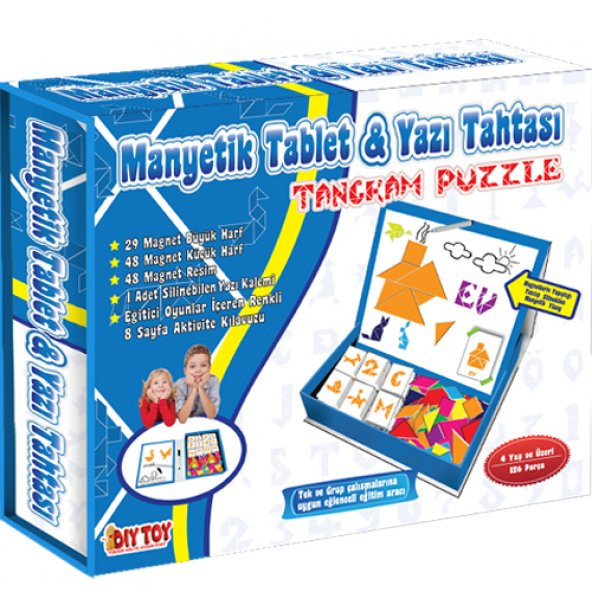 MANYETİK TABLET TANGRAM VE YAZI TAHTASI - 3