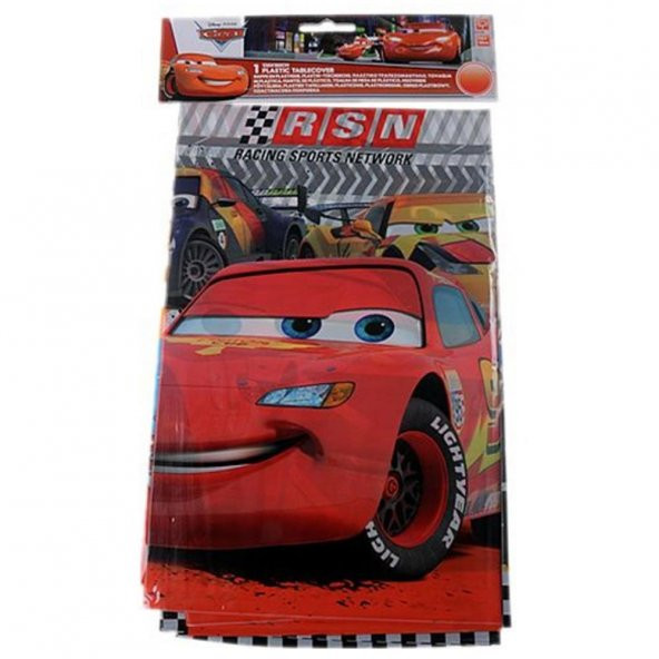 Cars (Şimşek Mcqueen) Masa Örtüsü 12x180 Cm. - 5