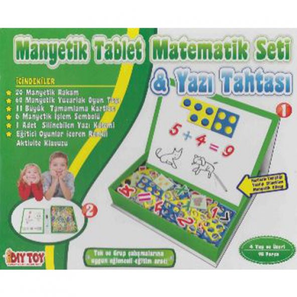 MANYETİK TABLET MATEMATİK SETİ VE YAZI TAHTASI - 5