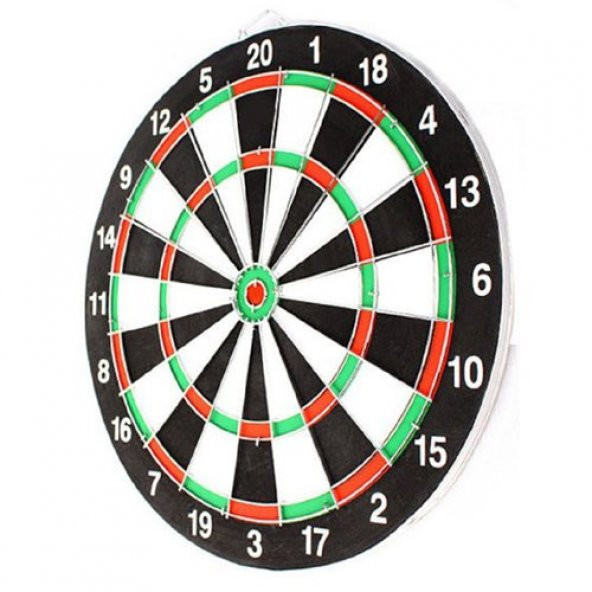 İĞNELİ ÇİFT TARAFLI HEDEF DART TAHTASI 12 İNC - 4 OKLU - 3
