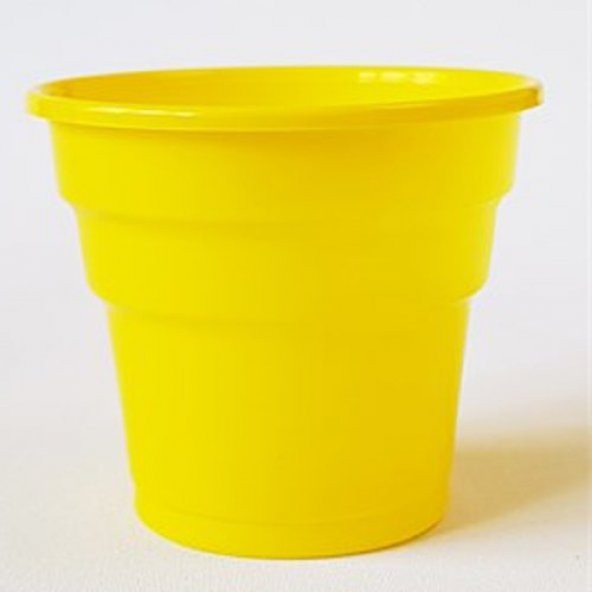 SARI PLASTİK BARDAK 200 ml-25 Adet - 2