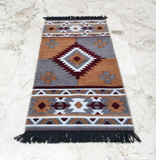 Shark Anatolia El Kilim Antep Kahve 60x120 - 4