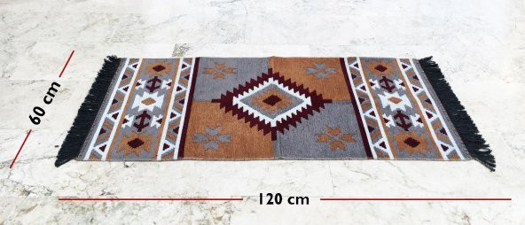 Shark Anatolia El Kilim Antep Kahve 60x120 - 5