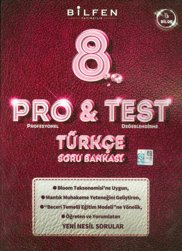 8.Sınıf Türkçe Pro Test Soru Bankası Bilfen