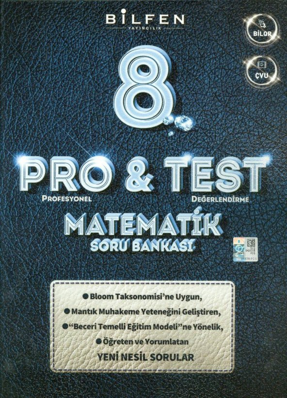 8.Sınıf Matematik Pro Test Soru Bankası Bilfen