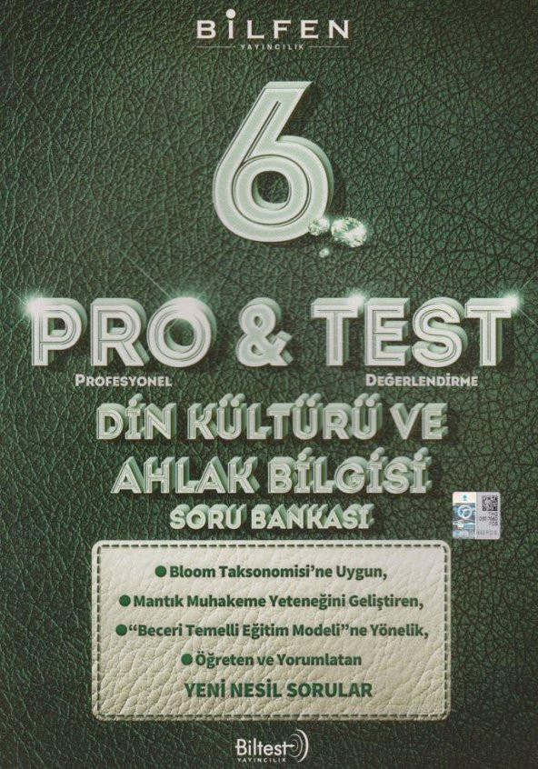 6.Sınıf Din Kültürü Pro Test Soru Bankası Bilfen