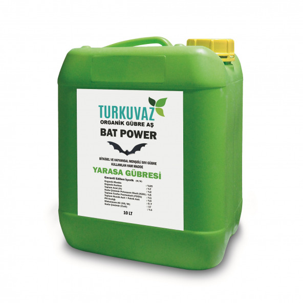 Turkuvaz Bat Power Organik Sıvı Yarasa Gübresi 10 Lt. (Konsantre)