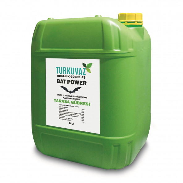 Turkuvaz Bat Power Organik Sıvı Yarasa Gübresi 20 Lt. (Konsantre)