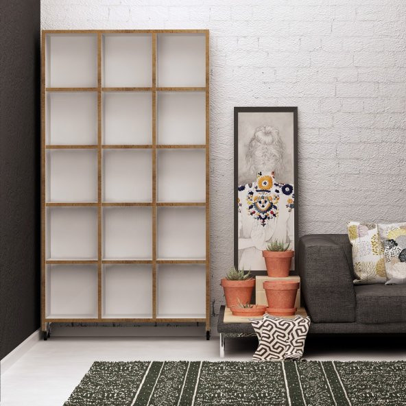 My Mob Crotone Tekerlekli Geniş Kitaplık - 2