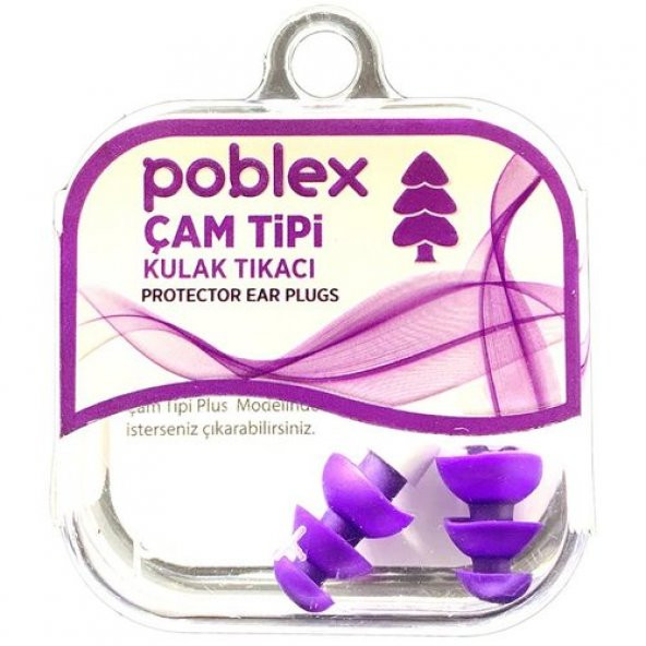 Poblex Çam Tipi Kulak Tıkacı - Large