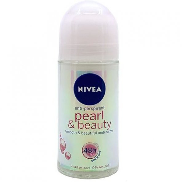 NIVEA Kadın Roll On Deodorant Pearl&Beauty,48 Saat Anti-perspirant Koruma 50ml