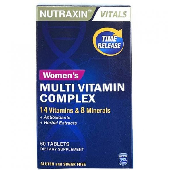 Nutraxin Womens Multi Vitamin Complex 60 Tablet