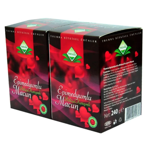 Themra Ballı Bitkisel Karışımlı Macunu 240Gr X 2 Adet Kutu - 3