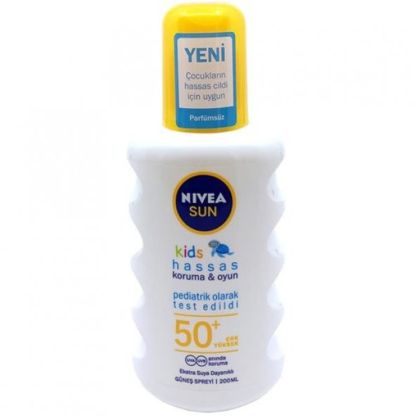 Nivea Sun Kids Hassas Koruma Güneş Spreyi Kokusuz 200 ml