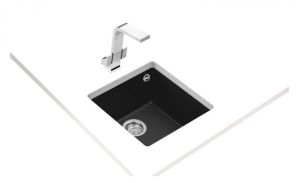 TEKA SQUARE 40X40 TEZGAH ALTI GRANİT EVYE SİYAH - 2