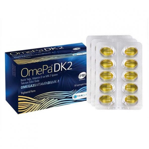 Omepa Dk2 Vitamin D Mena Q7 50 Kapsül
