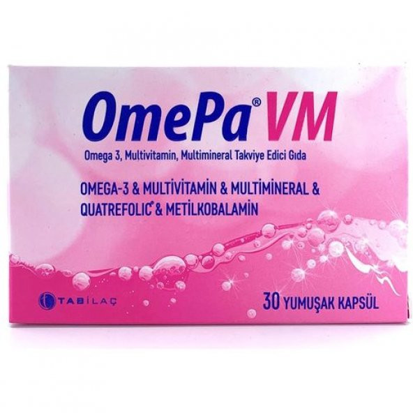 Omepa Vm 30 Yumusak Kapsul