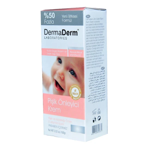 Dermaderm Pişik Kızarıklık Önleyici Krem 100 Gr. Doğal Bitkisel - 3