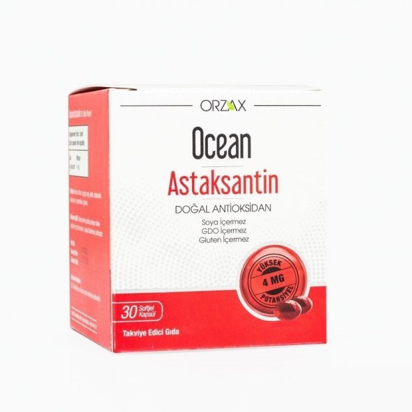 Ocean Astaksantin 30 Kapsül