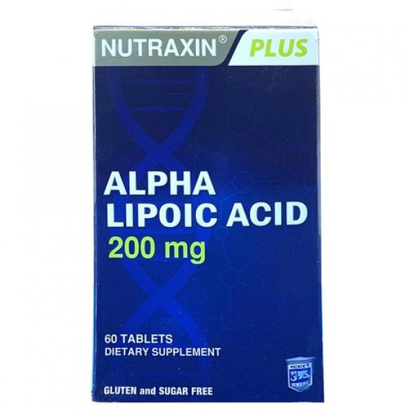Nutraxin Alpha Lipoic Acid 200 mg 60 Tablet