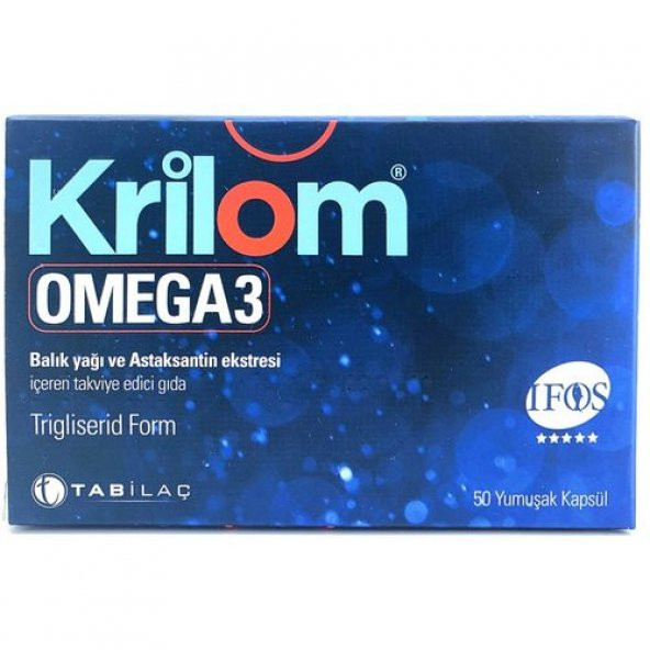 Krilom Omega-3 50 Kapsül