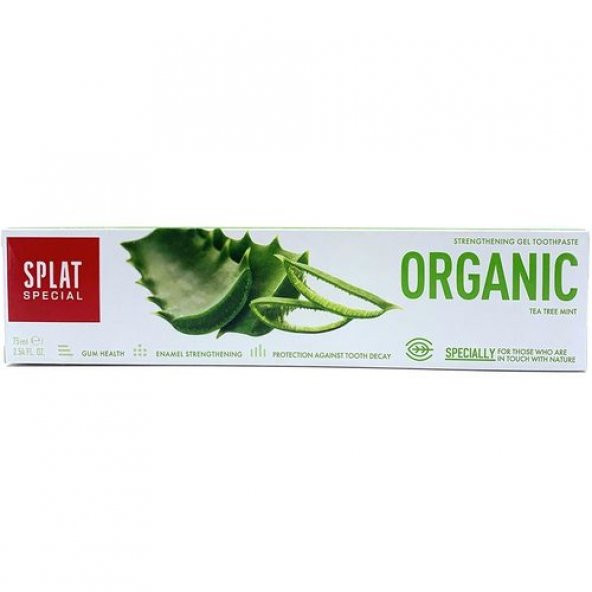 Splat Organic Aloe Vera Diş Macunu 75 ml