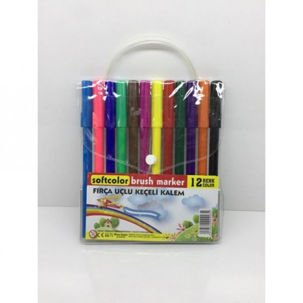Softcolor Fırça Uçlu Keçeli Kalem