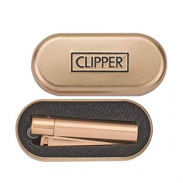 Clipper Rose Gold Metal Çakmak - 1