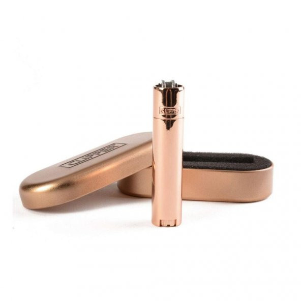 Clipper Rose Gold Metal Çakmak - 2