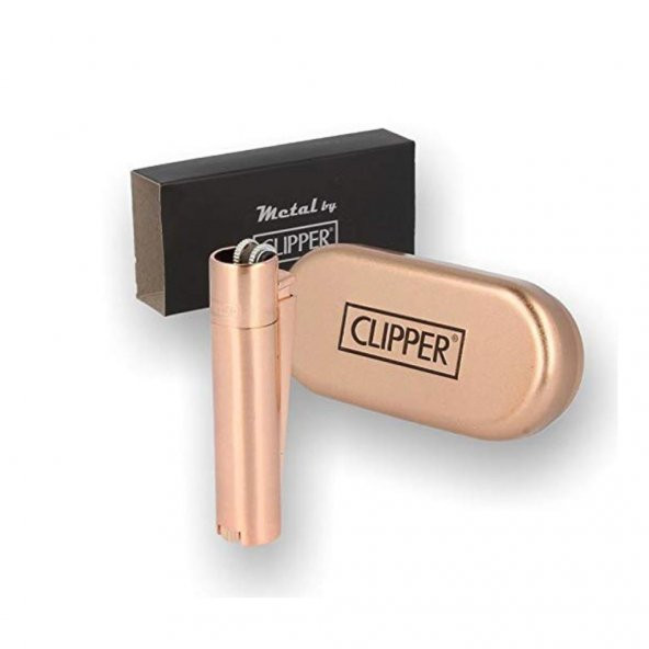 Clipper Rose Gold Metal Çakmak - 3