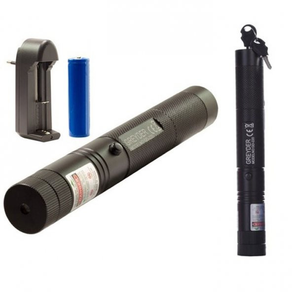 Şarjlı Yeşil Lazer Pointer 100 Mw - 2