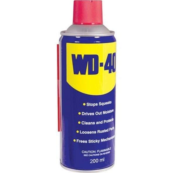 WD-40 Çok Amaçlı Pas Sökücü Yağlayıcı Sprey 200 ml
