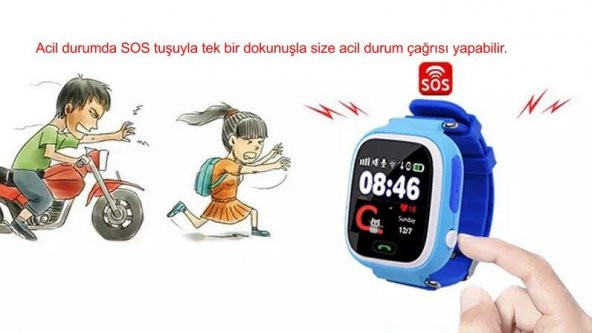 EOS TD-07S GPS Akıllı Çocuk Takip Saati - 9