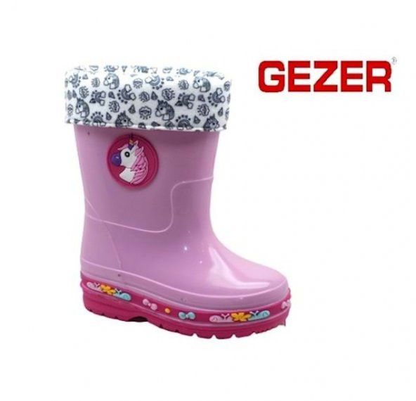 Gezer 574 Çocuk Yağmur Çizmesi Kar Botu Kaymaz Taban