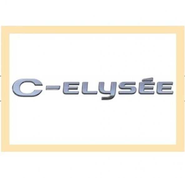 CİTROEN C -ELYSEE BAGAJ KAPUT YAZISI      9678485180