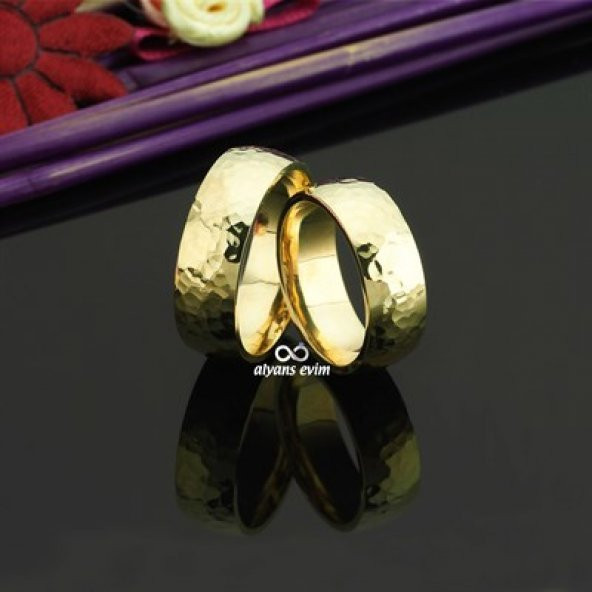 Yeni Tasarım Çift Gümüş Alyans