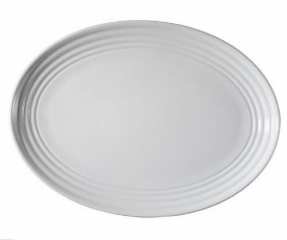 Kütahya Porselen Şato Serisi Kayık Tabak 32 Cm - 2
