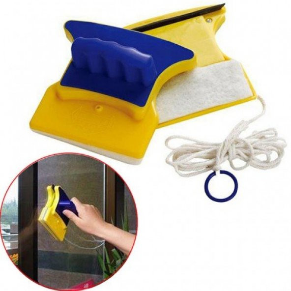 Manyetik Mıknatıslı Cam Silici Çift Taraflı Cam Silme Aparatı - 2