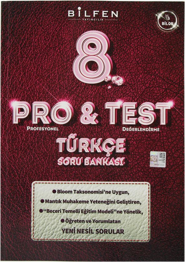 Bilfen 8. Sınıf LGS Pro & Test Türkçe Soru Bankası