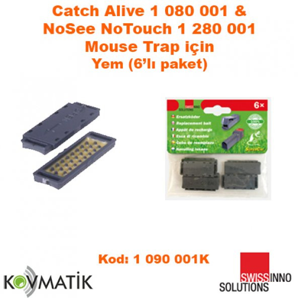 GİZLİ VE GÜVENLİ FARE KAPANI YEMİ 6 LI PAKET SWISSINNO SUPERCAT