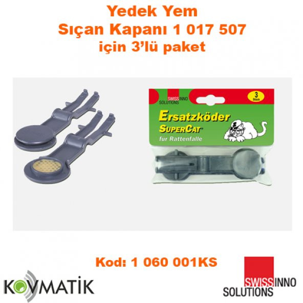SIÇAN KAPANI İÇİN SWISSINNO YEDEK YEM 3 LÜ PAKET - 2