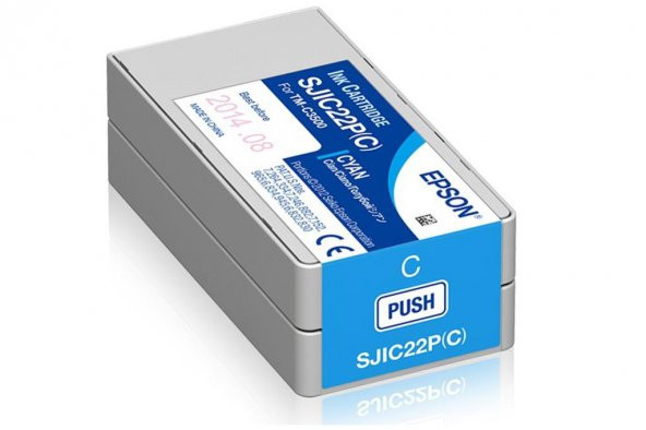 Epson Cyan Kartuş TM-C3500 - SJIC22P(C)