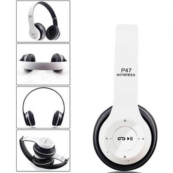 P47 Katlanalabilir 2.4+Edr Kablosuz Bluetooth Kulaklık - 2