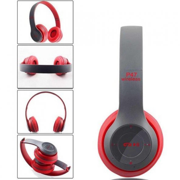 P47 Katlanalabilir 2.4+Edr Kablosuz Bluetooth Kulaklık - 3